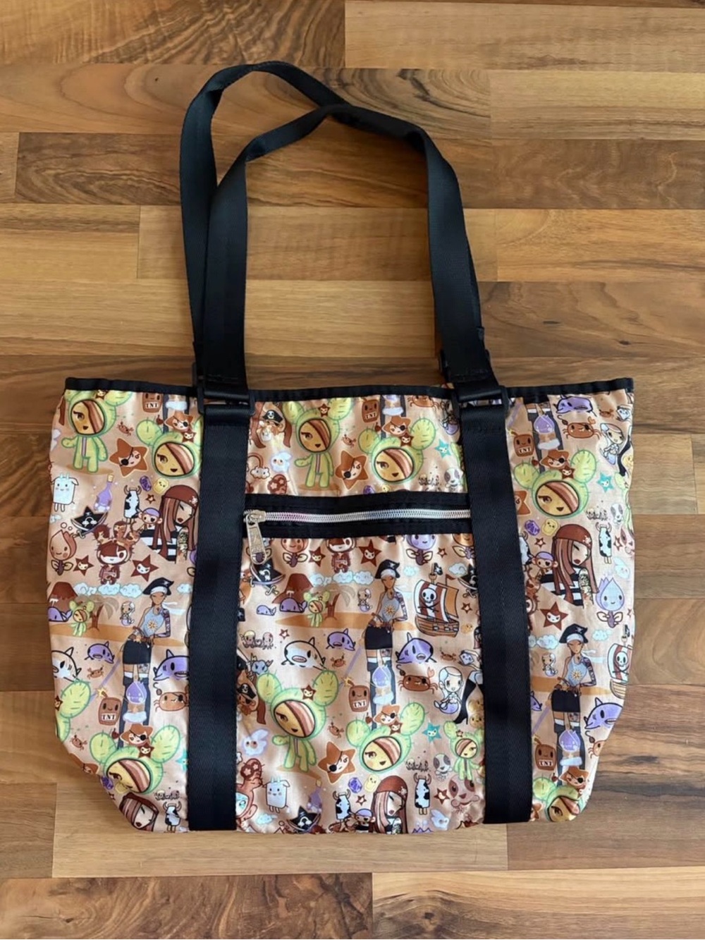 Tokidoki characters tote bag